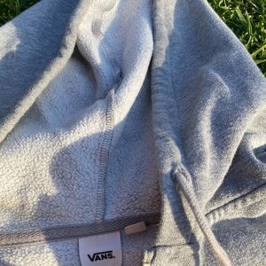 Vans grey sweater with neon lettering